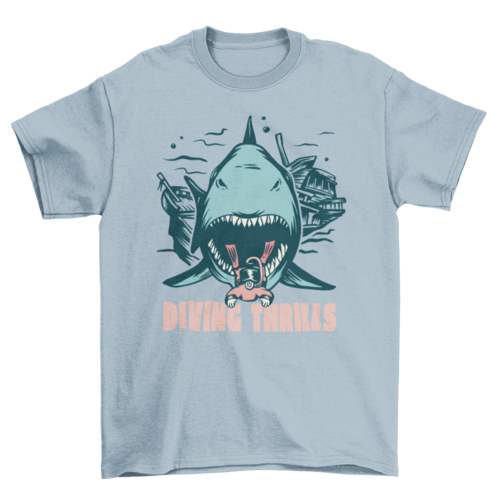 Diving thrills t-shirt