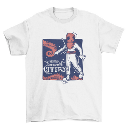 Underwater cities t-shirt