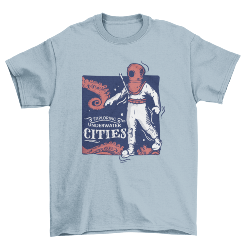 Underwater cities t-shirt