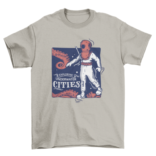 Underwater cities t-shirt