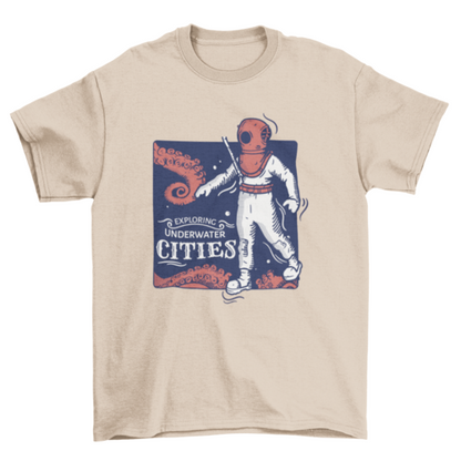Underwater cities t-shirt