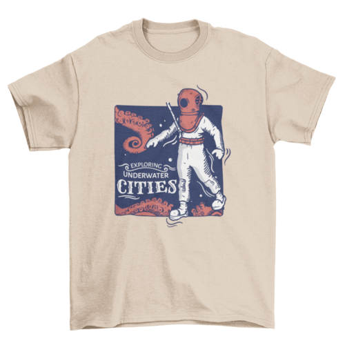 Underwater cities t-shirt