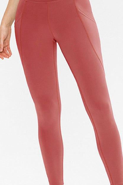 Slim-Fit Long Leggings with Pockets