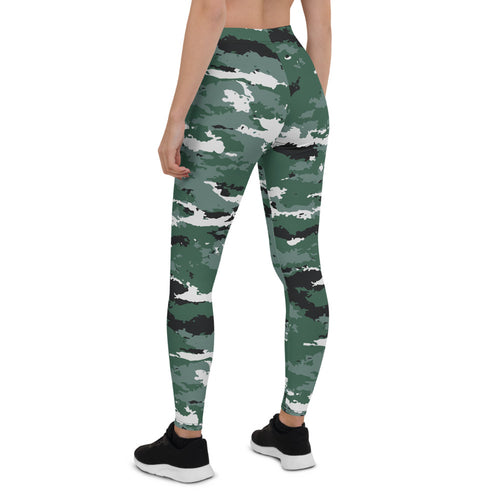 Earth Green Camo Leggings
