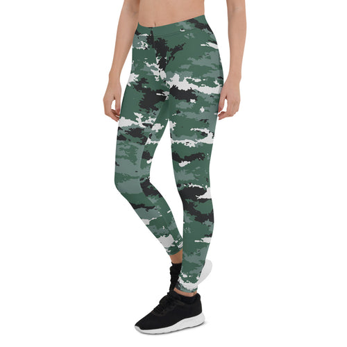 Earth Green Camo Leggings