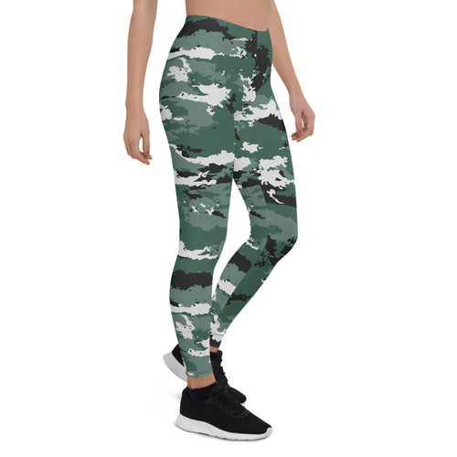 Earth Green Camo Leggings