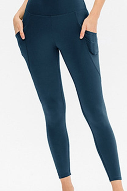 Slim-Fit Long Leggings with Pockets