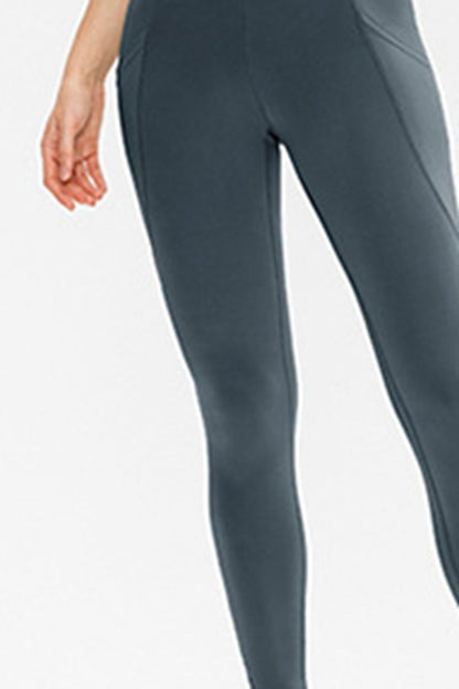 Slim-Fit Long Leggings with Pockets