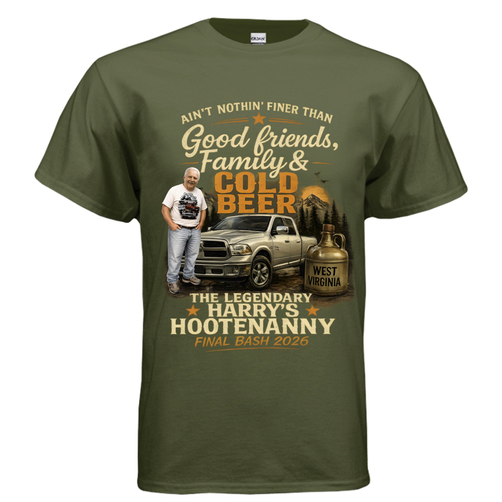MILITARY GREEN - G500 - FRONT