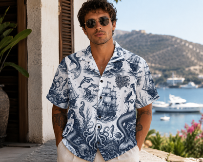 Nautical Hawaiian Shirt